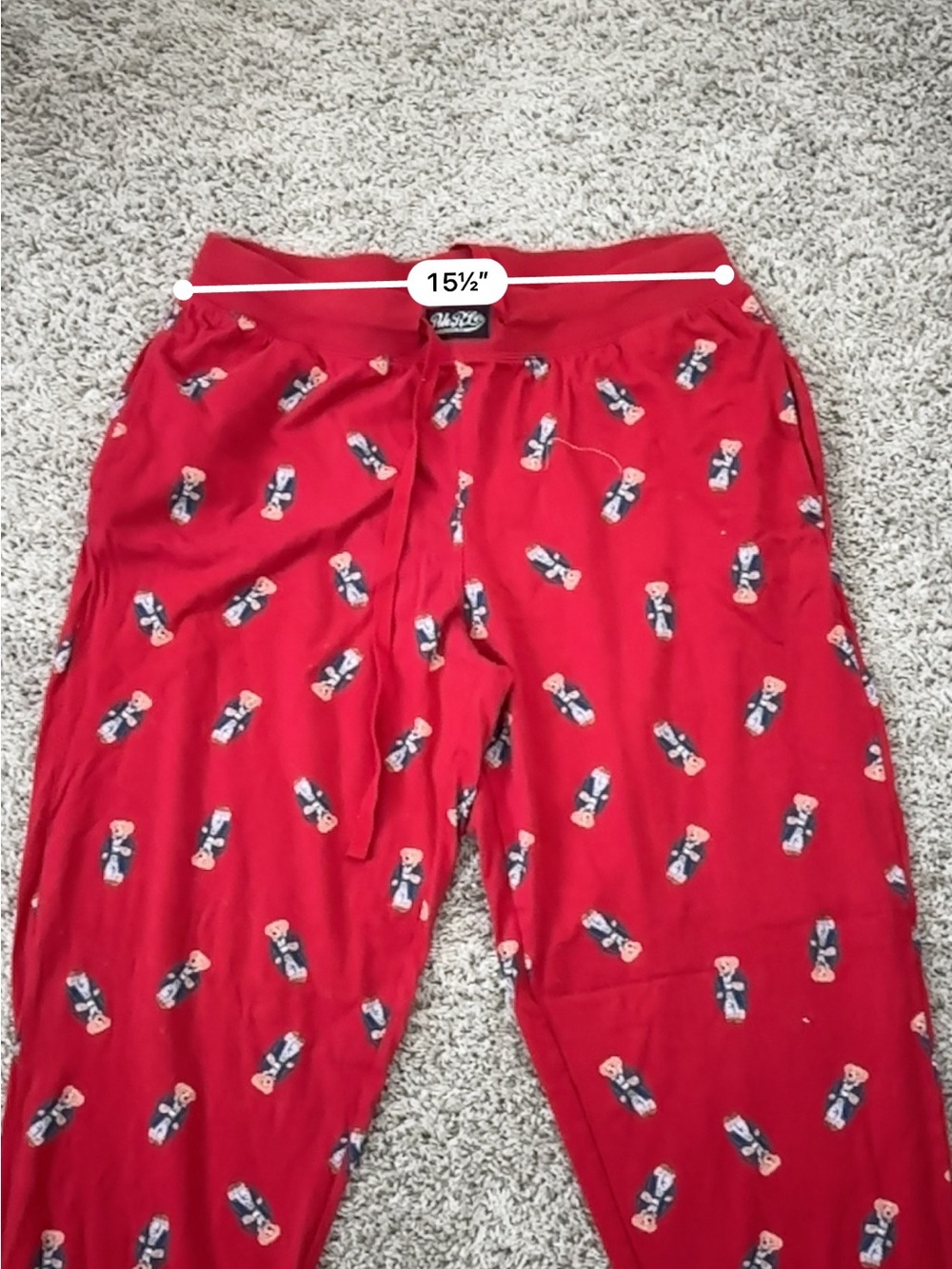 Polo by Ralph Lauren Red Bear Pajama Pants